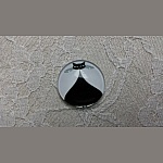 cabochon rond en verre 20mm chat 010 