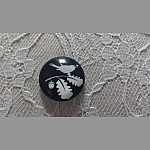 cabochon rond en verre 20mm oiseaux 005 