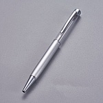 Stylo à décorer de perles tube vide à customiser argent argent x 1 pièce