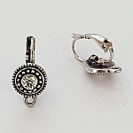 Support Boucle d'oreille Dormeuse N°103-02 x 1 Paire Argent