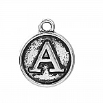 Breloque Alphabet Médaille 02 Lettre A