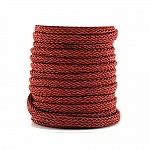Corde polyester Regaliz 4 x 7 mm Bordeaux