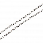 Cuir rond tressé Blanc 03 mm x 2 mètres