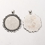 Support cabochon de 30 mm argent, pendentifs cabochon 37 AS