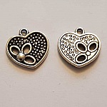 Breloques Cœur N°55 Argent