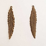 Breloque Fleur Métal N°166 Bronze