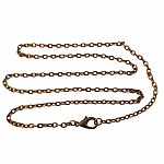 Collier Bronze maille de 50 cm N°01