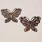 Breloque papillon N°22 Cuivre 35 x 27 mm