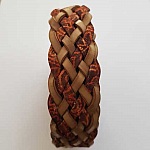1.27 mètre cuir tressé n°28 30 mm