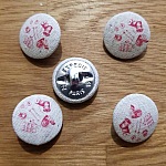 Bouton 22 mm recouvert tissus couture N°01-01