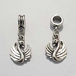 Breloque Cygne N°02 Argent Vieilli