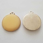 Breloque Divers N°070-05 Pendentif Emaillé Ivoire