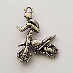 Breloque Moto N°04 Argent