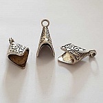 Embout à coller N°17 Argent 32 x 19 mm