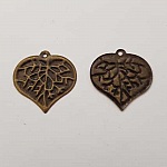 Estampe N°04 Feuille Bronze 17 x 17 mm