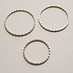 Lot de 3 anneaux argenté 059 Argent