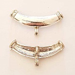 Perle passant tube Argent N°22 bélière