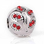 Stopper N°43 Argent Strass Rouge