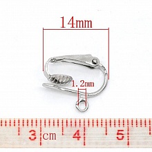 Support Boucle d'oreille Clip N°03 x 5 Paires