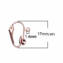 Support Boucle d'oreille Clip N°04 x 5 Paires