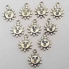 Breloque Soleil N°02 X 10