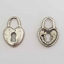 Breloques Cœur N°08 x 2