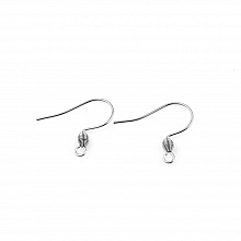 Support Boucle d'oreille Hameçon Acier Inoxydable N°01-02 X 1 Paire