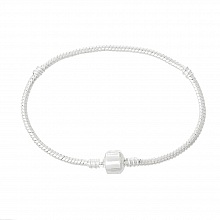 Bracelet Européen Clip 17cm fermoir Lisse