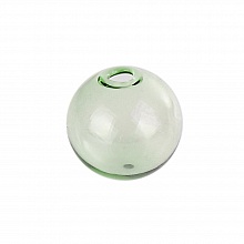 1 Boule en verre ronde de 12mm Vert à remplir