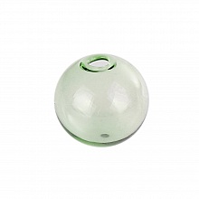 10 Boules en verre ronde de 12mm Vert à remplir