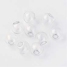 Boules en verre ronde de 08mm 10 pièces à remplir