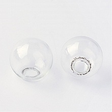Boules en verre ronde de 14mm 50 pièces à remplir