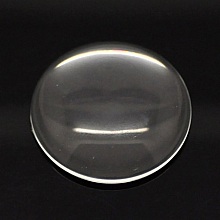 Cabochon Rond 35 mm en verre Loupe transparent N°14