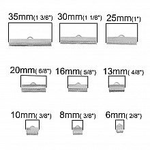 20 Fermoirs griffe 20 x 8 mm Argent