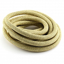 40 cm corde escalade ronde 10 mm Doré