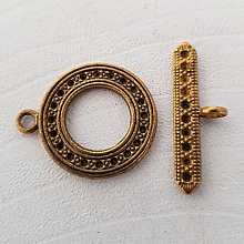 Fermoir Toggle Motif Rond N°20