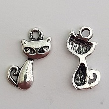 Breloque Chat N°16 x 10 pièces