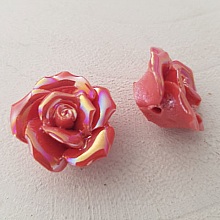 Fleur Faïence 15 mm N°02-05 Rose