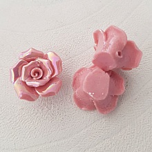 Fleur Faïence 15 mm N°02-08 Rose clair
