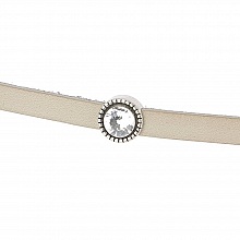 Passant 06 mm en Zamak N°09 Argent