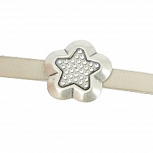 Passant 10 mm en Zamak N°54 Argent