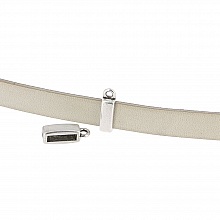 Passant 10 mm en Zamak N°20 Argent