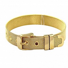 Bracelet Acier Inoxydable 10 mm Doré