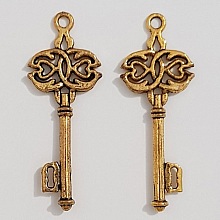 Breloque Clef N°30 Doré