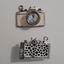 Breloque appareil photo N°05 Argent