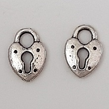 Breloque cadenas serrure N°12 Argent