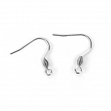 Support Boucle d'oreille Hameçon Acier Inoxydable N°04 x 1 paire