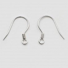 Support Boucle d'oreille Hameçon en Argent 925 N°04 x 1 paire