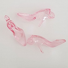3 Breloques Chaussure N°33 Rose