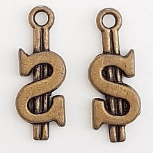 Breloque Dollar N°02 Bronze